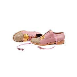 Women Tassel Decor Slip Resistant Casual Ladies Creepers Brogue Shoes