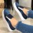 Women Large Size Canvas Non Slip Comfy Slip On Casual Flats