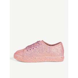 Women Soild Color Sequined Wearable Fashion Casual Shoes