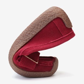 Women Buckle Decoration Comfy Soft Sole Casual Loafers