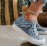 Plus Size Women Retro Zipper Decor Canvas Lace Up Flat Casual Shoes