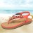 LOSTISY Knitting Slip On Comfy Clip Toe Beach Flat Sandals