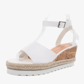 Women Slip Resistant Buckle Strsap Casual Platform Wedges Sandals