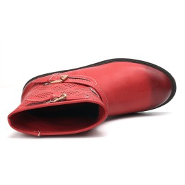 Women Comfy Soft Breathable Hollow Slip On Flat Short Boots