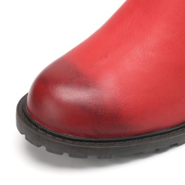 Women Comfy Soft Breathable Hollow Slip On Flat Short Boots