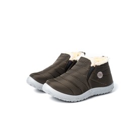 Women Warm Lining Slip On Lightweight Waterproof Winter Closed Toe Snow Boots