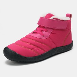 Large Size Women Snow Boots Waterproof Plush Lining Hook Loop Ankle Boots