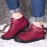 Large Size Women Snow Boots Waterproof Plush Lining Hook Loop Ankle Boots