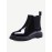 Black Waterproof Ankle Knight European Style Flat Boots