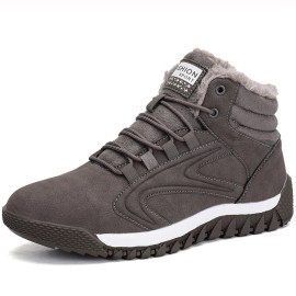 Warm Lining High Top Lace Up Winter Ankle Casual Boots For Women
