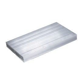 Aluminum Alloy Heat Sink Module Cooler Radiator Silver Heatsink with 16 Fins for High Power Amplifier Transistor Semiconductor Devices