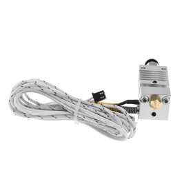 Metal Hotend Extruder Cable Kit with 0.4mm Brass Nozzle Print Head Aluminum Heating Block Thermal Heat Break Throat Tube 1.75mm Filament Size for CR-10 3D Printer