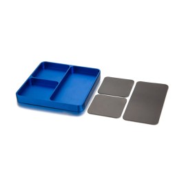 Magnetic Desktop Screws Tools Parts Tray Holder Storage Plate Box Case Organizer for  Metal Parts Screws Sockets Bolts Pins Organization