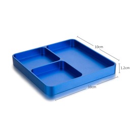 Magnetic Desktop Screws Tools Parts Tray Holder Storage Plate Box Case Organizer for  Metal Parts Screws Sockets Bolts Pins Organization