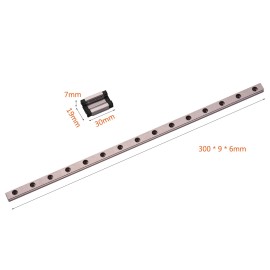 MGN9C 300mm Linear Rail Guideway Rail with Block for 3D Printer CNC Machine