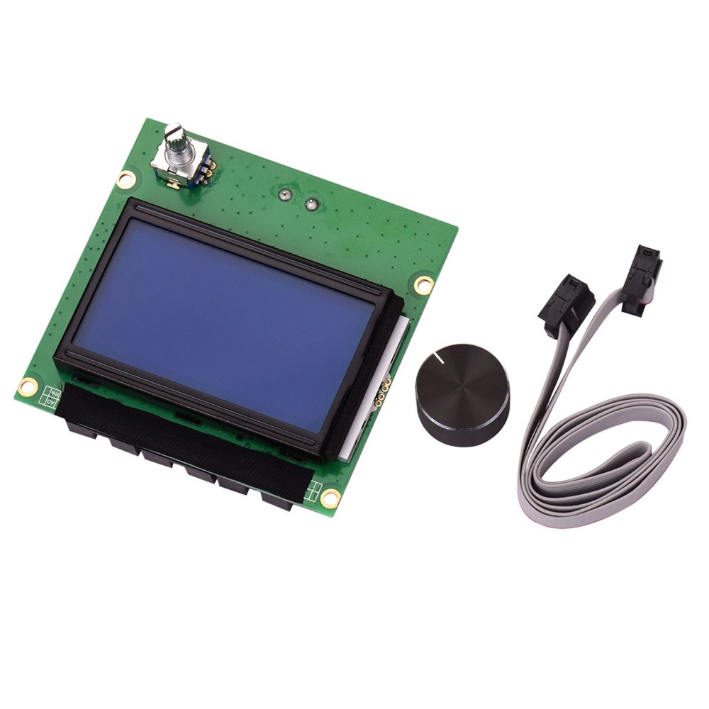 3D Printer Parts LCD Display Screen Board with Cable Replacement for Creality Ender 3/Ender 3 Pro 3D printer