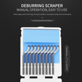 3D Printer Trimming Tool Model Trimming Kni-fe Scraper Deburring Polishing Cutter with 10 Replacement Blades