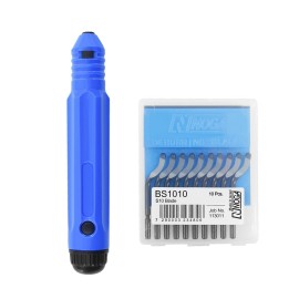 3D Printer Trimming Tool Model Trimming Kni-fe Scraper Deburring Polishing Cutter with 10 Replacement Blades
