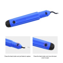 3D Printer Trimming Tool Model Trimming Kni-fe Scraper Deburring Polishing Cutter with 10 Replacement Blades