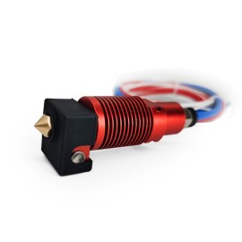 24V Assembled Extruder Hot End Kit 0.4mm Nozzle Heating Block Silicone Cover Compatible with Creality CR-10S Pro 3D Printer