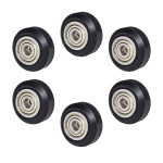 6pcs 3D Printer Parts POM Pulley Wheel 625zz Idler Pulley Gear Passive Round Wheel Compatible with Creality Ender 3 CR-10 CR-10S