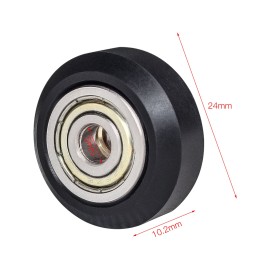 6pcs 3D Printer Parts POM Pulley Wheel 625zz Idler Pulley Gear Passive Round Wheel Compatible with Creality Ender 3 CR-10 CR-10S