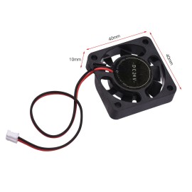 3D Printer Parts 12V 24V 4010 Quiet Cooling Fan 40x40x10mm 2-Pin Connector Mini Brushless Fan Cooler