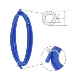 3D Printer Kit PTFE Tubing Hose Pipe 2 Meter for 1.75mm Filament with PTFE Tube Cutter 2pcs PC4-M6 Pneumatic Fittings 2pcs  PC4-M10 Pneumatic Fittings Blue