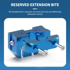 All Metal V6 and V6 Volcano Multi-Mount for Hotends for Creality 3D Printers CR10 S/ CR10 Pro/ Ender-3 /Ender-3S/ Ender-3 PRO/ Ender 6/ Ender 5/ Ender V2