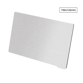 Flexiable Build Plate Surface Spring Steel Platform Removal Spring Steel Sheet with Magnetic Base for SLA/DLP Resin Printing Elegoo Saturn 3D Printers 196x126mm