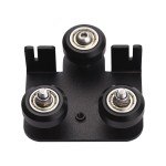 3D Extruder Back Support Plate with Pulley 3D Printer Parts Accessory Extruding Backplate for Ender 3 Ender 3X Pro CR-10 CR-10S S4 S5 Series 3D Printers 1Pcs