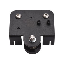 3D Extruder Back Support Plate with Pulley 3D Printer Parts Accessory Extruding Backplate for Ender 3 Ender 3X Pro CR-10 CR-10S S4 S5 Series 3D Printers 1Pcs