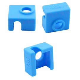 3D Printer Heat Block Silicone Cover Case MK8 Hotend Extruder Silicone Insulation Socks Compatible with Creality Ender 3 Ender 3 Pro Ender 5 CR-10 10S S4 S5 Anet A8 3D Printer