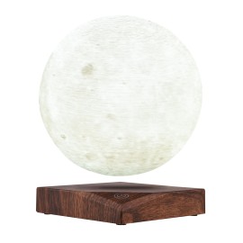 Levitating Moon Lamp Floating and Spinning Moonlight Magnetic Levitation 3D Printing Night Light 3 LED Colors Hover Lamp for Home Office Desk Decor Children   Friends Creative Christmas Gift 100-240V