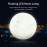 Levitating Moon Lamp Floating and Spinning Moonlight Magnetic Levitation 3D Printing Night Light 3 LED Colors Hover Lamp for Home Office Desk Decor Children   Friends Creative Christmas Gift 100-240V