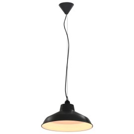Hanging Lamps 2 pcs Grey Round E27
