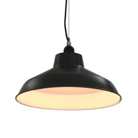 Hanging Lamps 2 pcs Grey Round E27