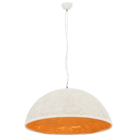 Pendant Lamp White and Gold Ø70 cm E27
