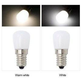 E14 Mini LED Light Bulb 1.5W SES Fridge Freezer LED SMD Lamp Spotlight Bulbs Chandeliers Lighting AC220V (White)