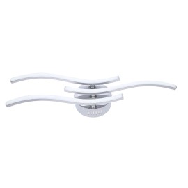 3 Branches L-ED Waved Light White 18W Aluminum Ceiling Light for Bedroom Living Room Decoration Lamp