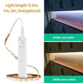 Dimmable LEDs Strips Light PIR Motion Sensor 2m 120LEDs Rope Light for TV Computer Desktop Background Home Kitchen Decorative Lighting