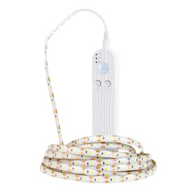 Dimmable LEDs Strips Light PIR Motion Sensor 2m 120LEDs Rope Light for TV Computer Desktop Background Home Kitchen Decorative Lighting