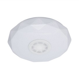 AC186-265V 36W LEDs Starlight Dimmable Music Ceiling Lamp Remote & APP Control High Sound Quality BT Speaker RGB Color Changing Party Star Lights Home Lighting Fixture