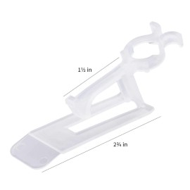 200Pcs Shingle Eaves Gutter Clips for C7 C9 Christmas String Light Plastic Clips for Roof and Gutter
