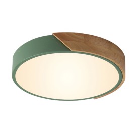 AC220-240V 24W LED Round Circular Lamp Ceiling Light BT Connected App Control with Remote Control for Aisle Stair Hallway Balcony Living Room Bedroom