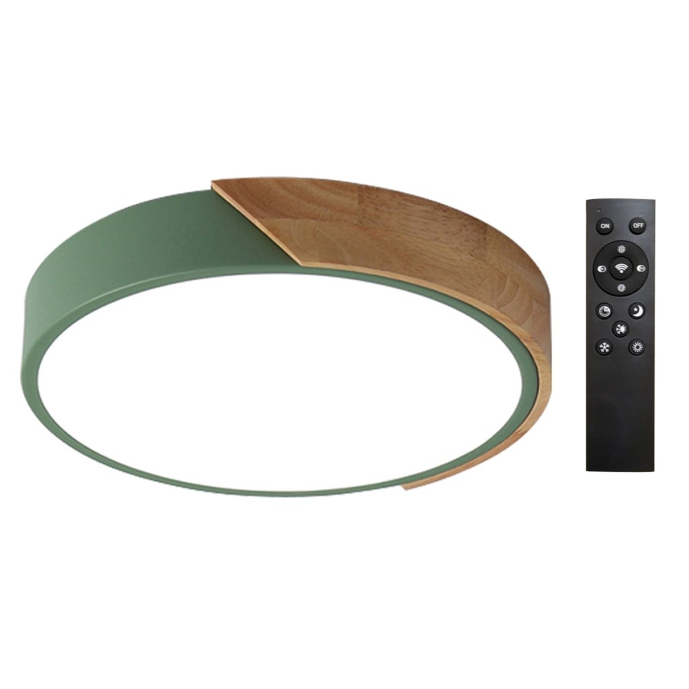 AC220-240V 24W LED Round Circular Lamp Ceiling Light BT Connected App Control with Remote Control for Aisle Stair Hallway Balcony Living Room Bedroom