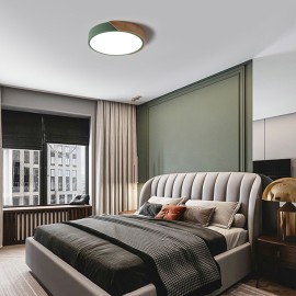 AC220-240V 24W LED Round Circular Lamp Ceiling Light BT Connected App Control with Remote Control for Aisle Stair Hallway Balcony Living Room Bedroom