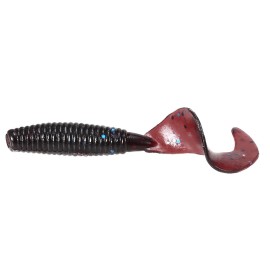 100pcs 4cm Soft Artificial Fishing Lures Swimbait Tail Grub Lures Worm Moggot Grub Lures Baits
