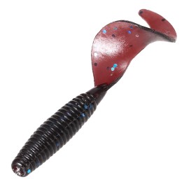 100pcs 4cm Soft Artificial Fishing Lures Swimbait Tail Grub Lures Worm Moggot Grub Lures Baits