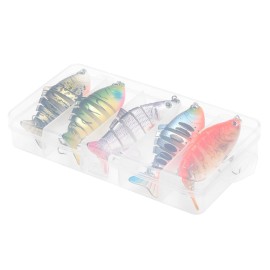5pcs Fishing Lures Set 10cm 20g Swimbait Hard Bait Artificial Fishing Lures Tackle